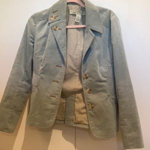 Women’s Size 6 Anthropologie Baby Blue Blazer